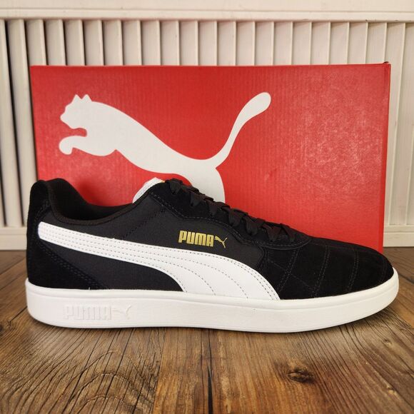 Puma Astro Kick Mens Sz 10.5 Black White Suede Skater Sneakers Shoes 369115-01 main image 4